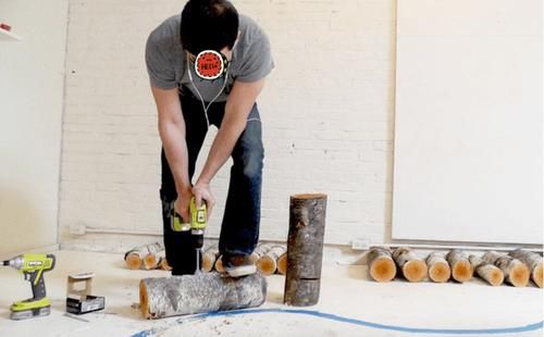 砍来一棵树锯成16根,拼成一张躺椅放在院子里,有人出500也不卖