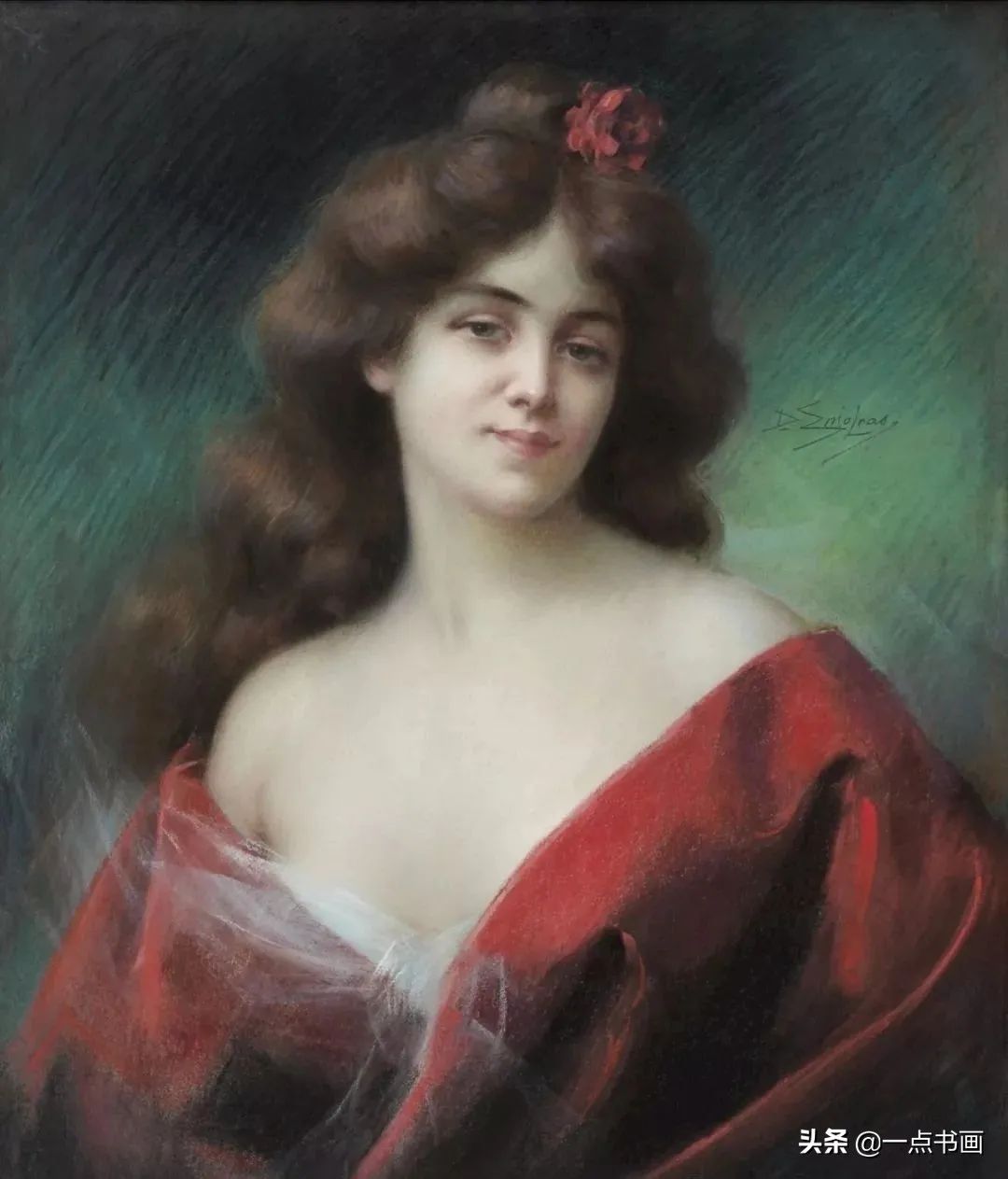 精致@他笔下的女子细腻精致,光泽诱人