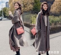 时尚|赫本风气质大衣中长款羊毛呢外套,时尚显瘦又增高,高级又时髦