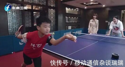 中国队|王楠儿子乒乓球打得好还有喜剧天赋,模仿伊藤美诚发球真的太像了
