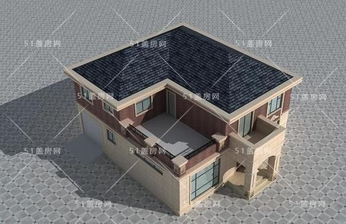 露台|大气的二层新中式别墅,带车库和大露台,这主人的品味一看便知