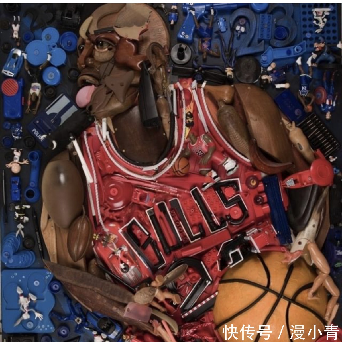 废弃物&变废为宝,法国艺术家发挥想象,打造出各种二次元和三次元人物