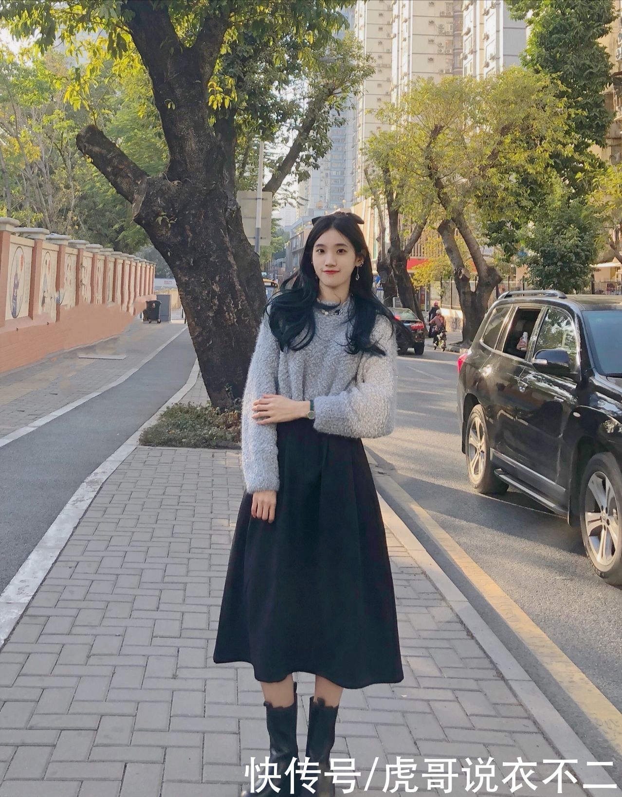 “微胖女生”能照穿的优雅穿搭，每一套都出彩，120斤也能穿