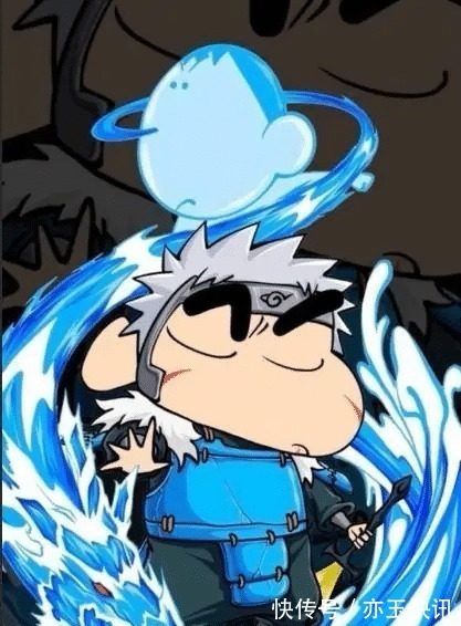 千手观音|当蜡笔小新和火影忍者里面的人物结合之后,看到纲手我服了