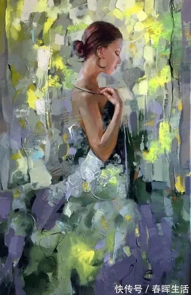 irene@她的油画有一种惊艳脱俗的美,乌克兰天才女画家艾琳·谢里