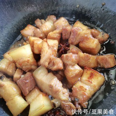 五花肉|可口好上手的鹌鹑蛋版红烧肉，再也不担心吃不上饭了