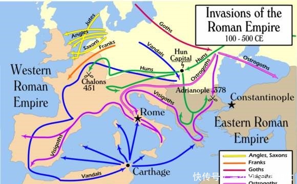 罗马帝国|同样是遭遇蛮族入侵,为什么中国能再次统一,而罗马帝国不行!