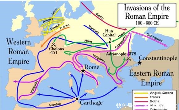 罗马帝国|同样是遭遇蛮族入侵，为什么中国能再次统一，而罗马帝国不行！