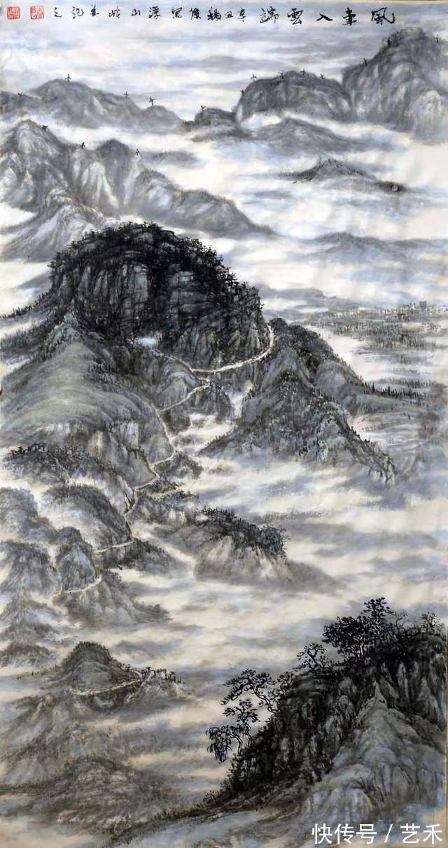 东莞市#画家杨俊——山水自然清雅,温婉柔情作品选