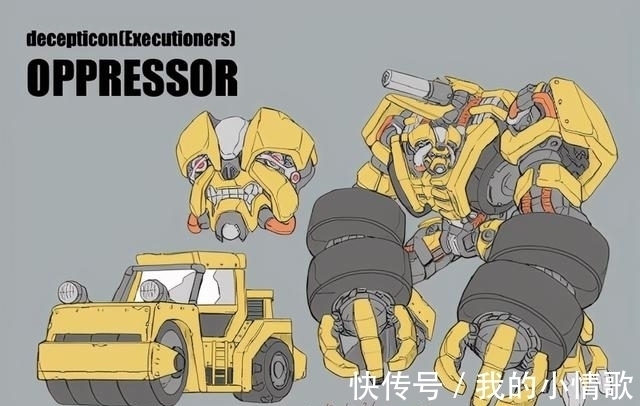 大黄蜂|全新变形金刚角色设计,大黄蜂变成了挖掘机?