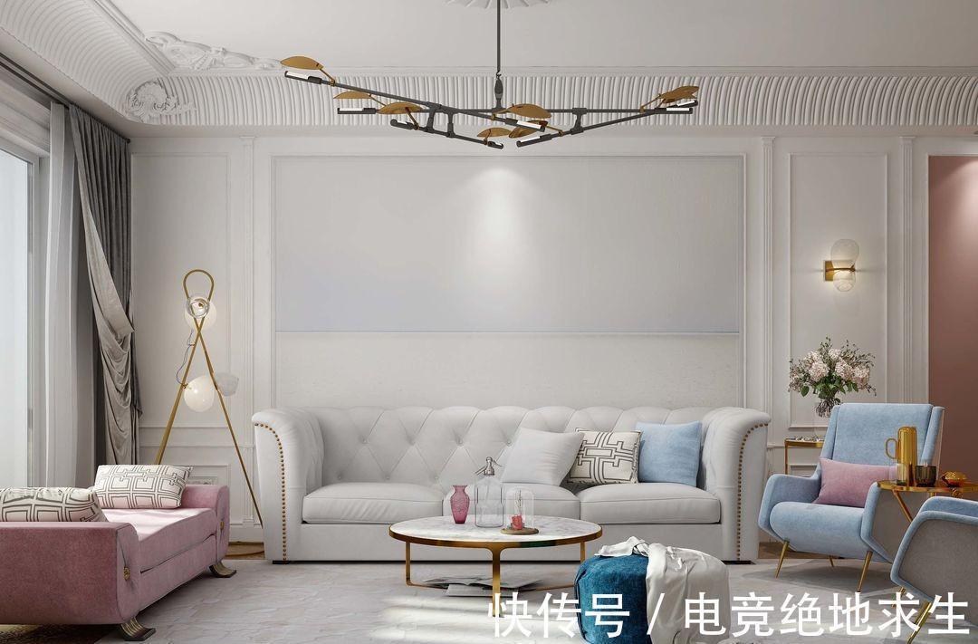 背景墙|用粉白装点生活,温柔了岁月更温柔了你我,这才是家该有的样子