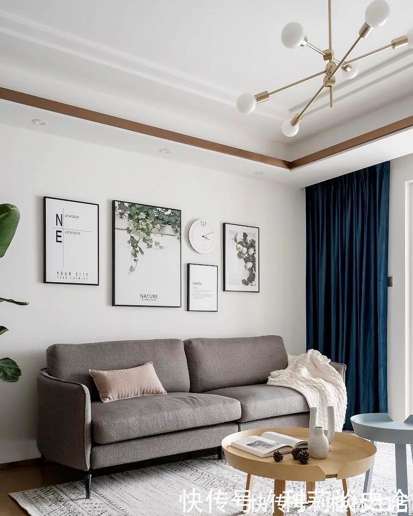 北欧风|看看人家的设计，110㎡简约北欧风，清新明亮有格调！美翻了
