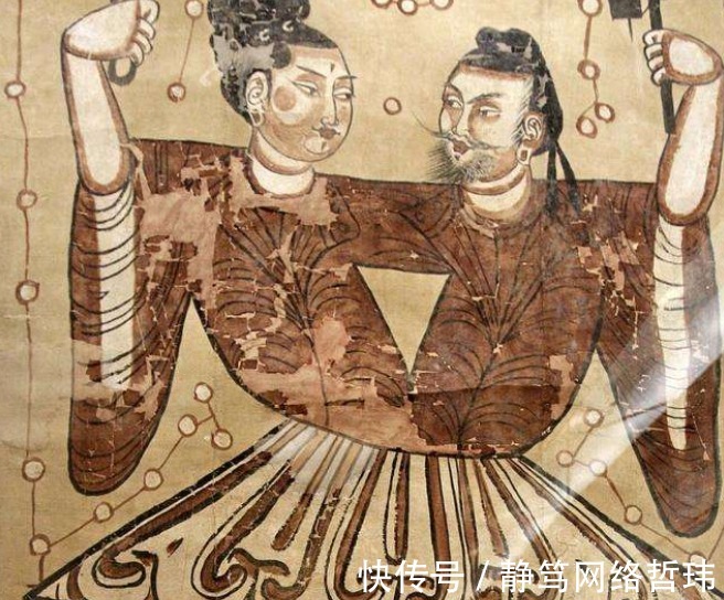 女娲|中国古代伏羲女娲交尾图，和其他古文明传说极为相似，是巧合吗？