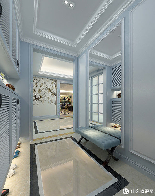 风格|180㎡四居室大平层,简欧风格有种低调的奢华感,让人感觉眼前一亮