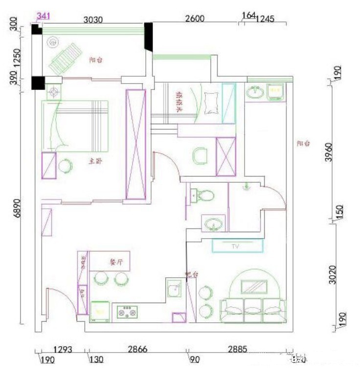 采光|卧室采光差怎么办学她家空间置换，居住舒适度大大提升