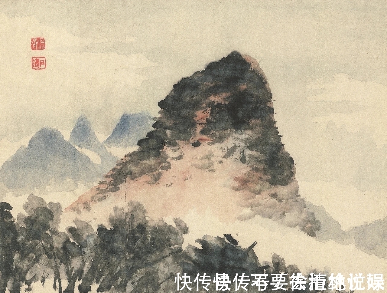 山水画@看画得看小品|石涛的小品山水画,彰显笔墨的魅力