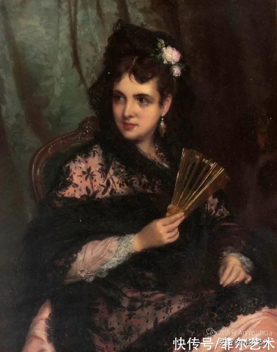 奥利弗&纯情与美丽~英国画家威廉·奥利弗女性人物油画作品欣赏