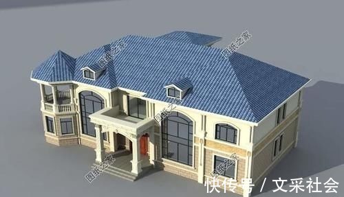 户型|五开间二层自建房布局图,看了谁还在城里买房啊