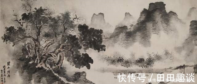 水墨|海派艺术家大家吴石仙经典水墨山水画作品欣赏