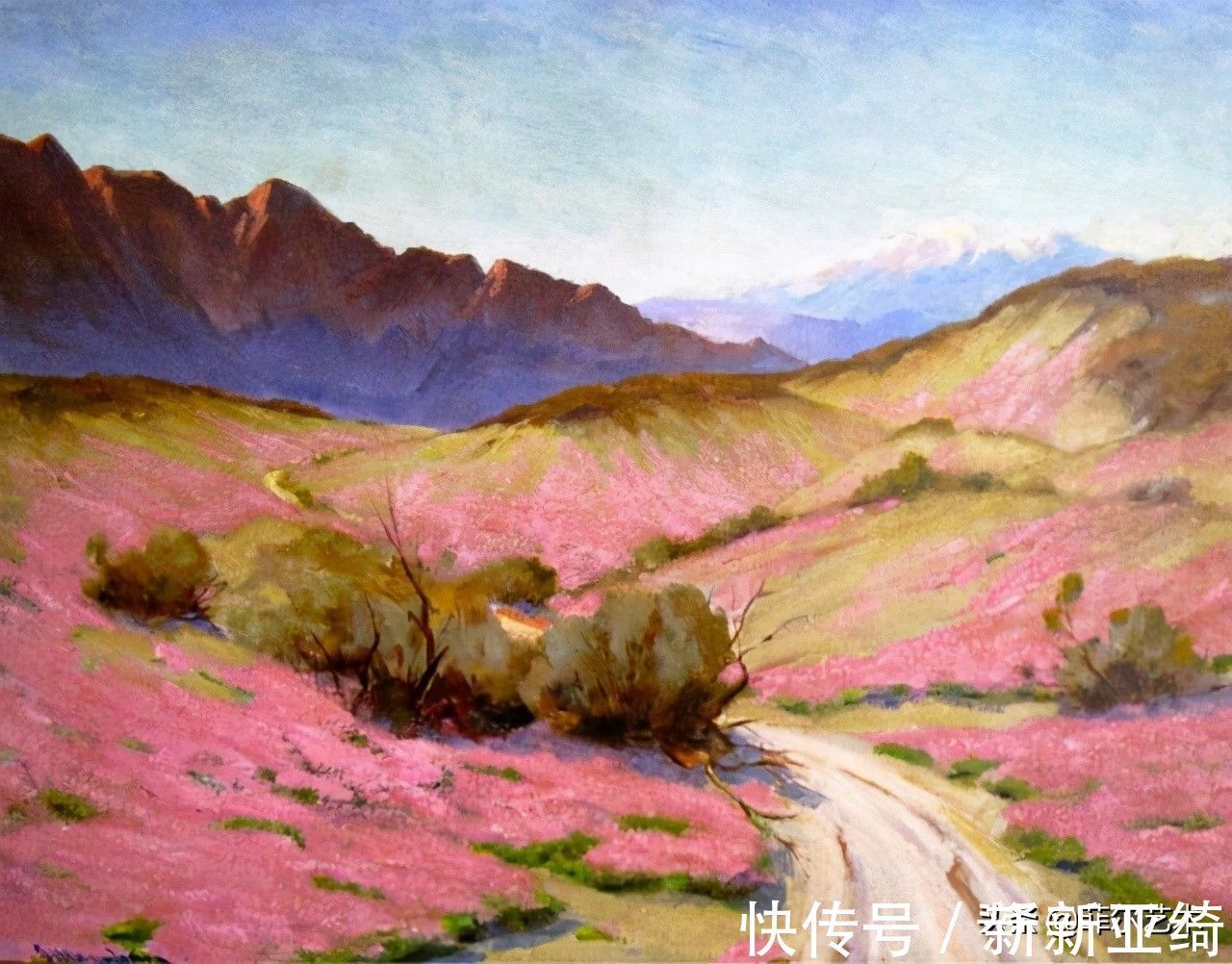 马鞭草|德国裔美国艺术家和教育家让·曼海姆风景油画作品欣赏