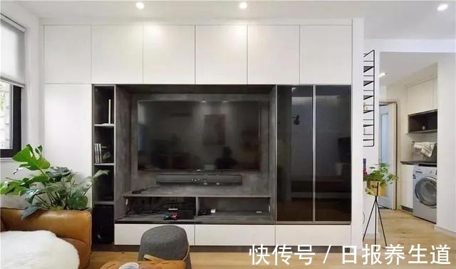 咖啡厅|巧妙的设计,50㎡户型放下两张床,还有咖啡厅、衣帽间和咖啡吧!