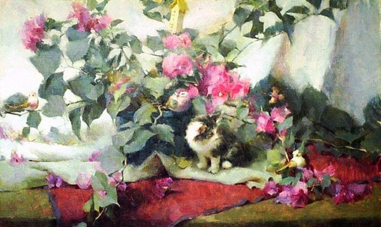 油画作品|好久没见过这么准的造型了,她的用色也超扎实!