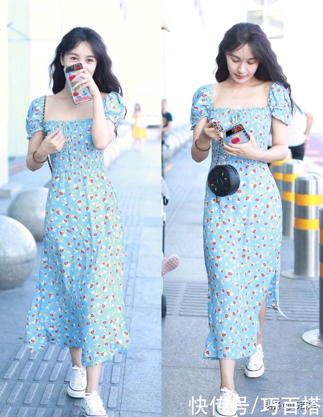 明星们|明星示范碎花裙的时髦穿法，或优雅或甜美或性感，你要的风格都有
