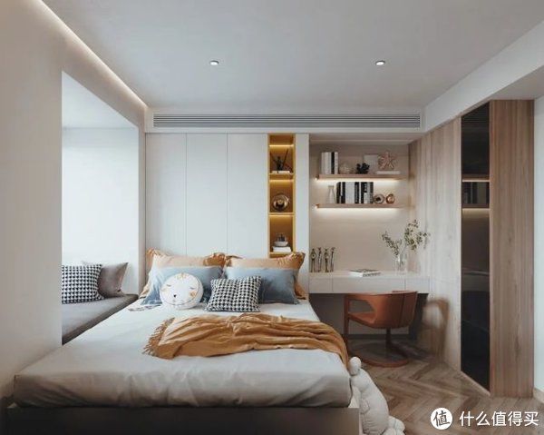 床头柜|大卧室已经不流行了，2022年10㎡的卧室流行这样设计，高级有面！