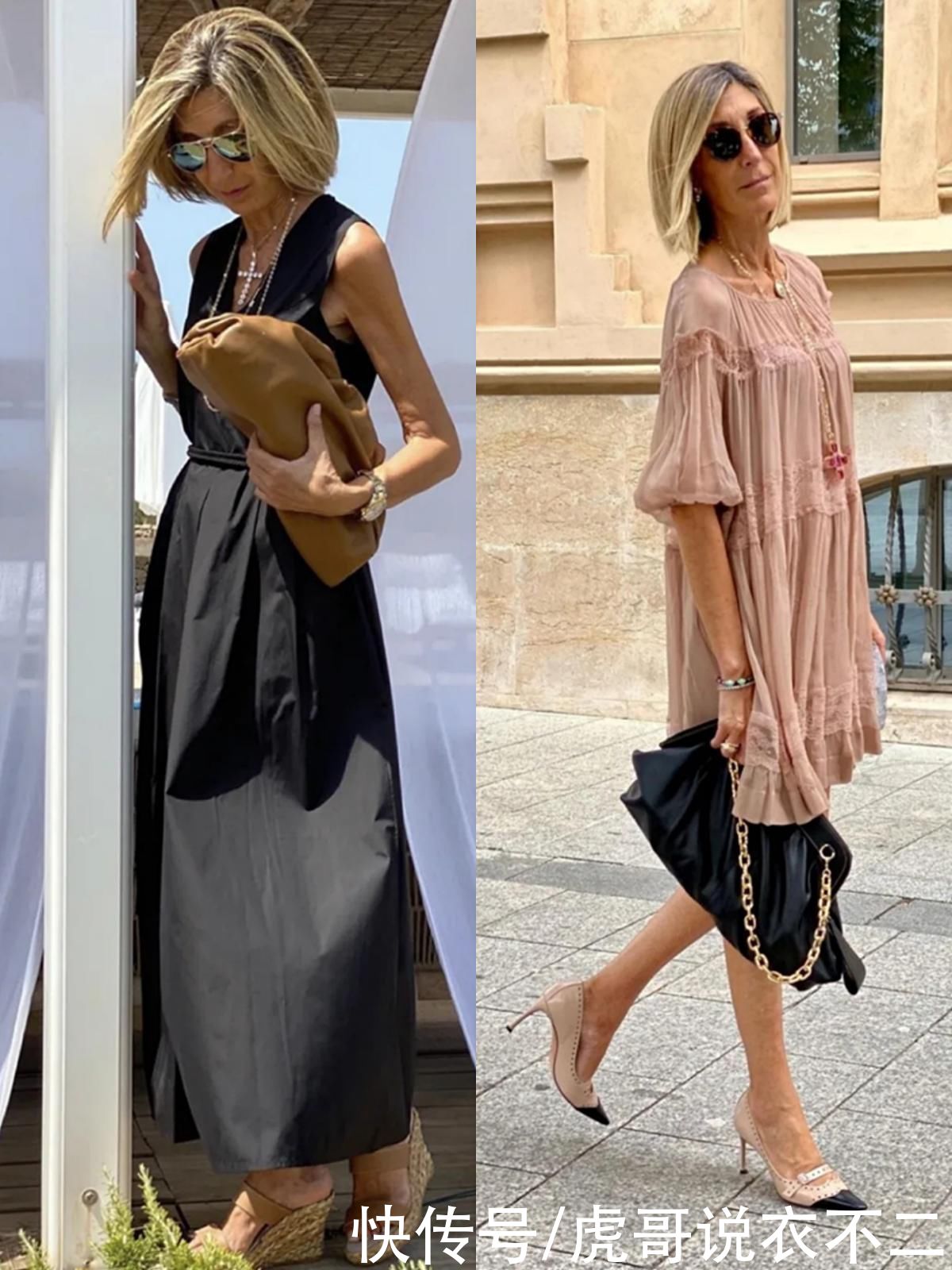 女人年过50不想被叫奶奶，学这位西班牙博主的搭配，时髦显年轻