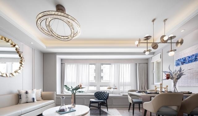 空间|这才是现代轻奢风,96㎡三室一厅,小户型住出别墅范!