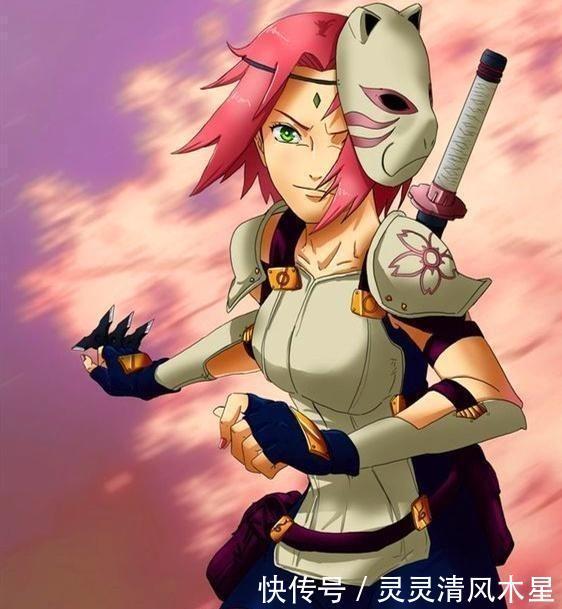 暗部|火影忍者女忍者加入暗部,天天“A4腰”亮了,卡卡西女装乱入!