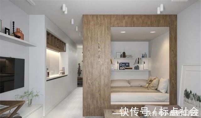 公寓|女孩独居29㎡小户型,一平米都不敢浪费,卧室仅有一张床大小!