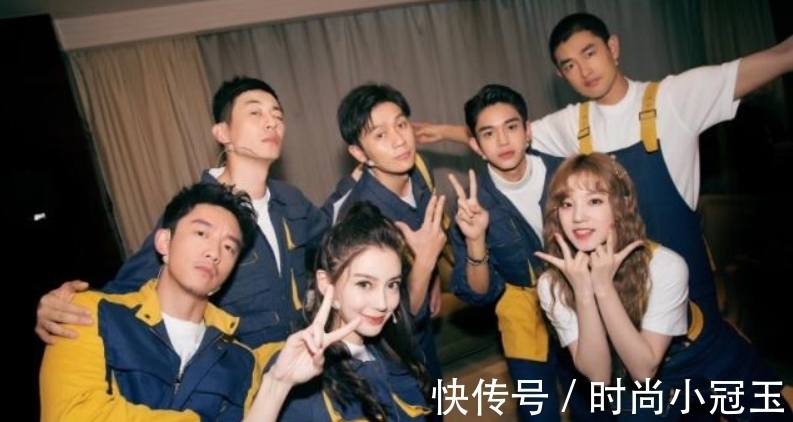 《跑男》錄制生圖曝光,許凱一身白衣很吸睛,楊穎長發(fā)披肩少女風(fēng)