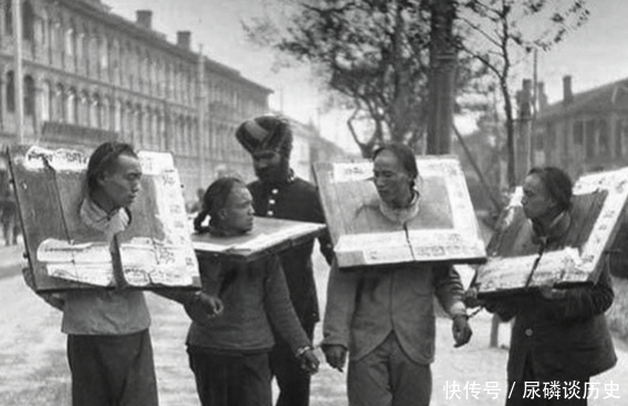 入侵者|晚清老照片:犯人被押着到大牢,入侵者无恶不作