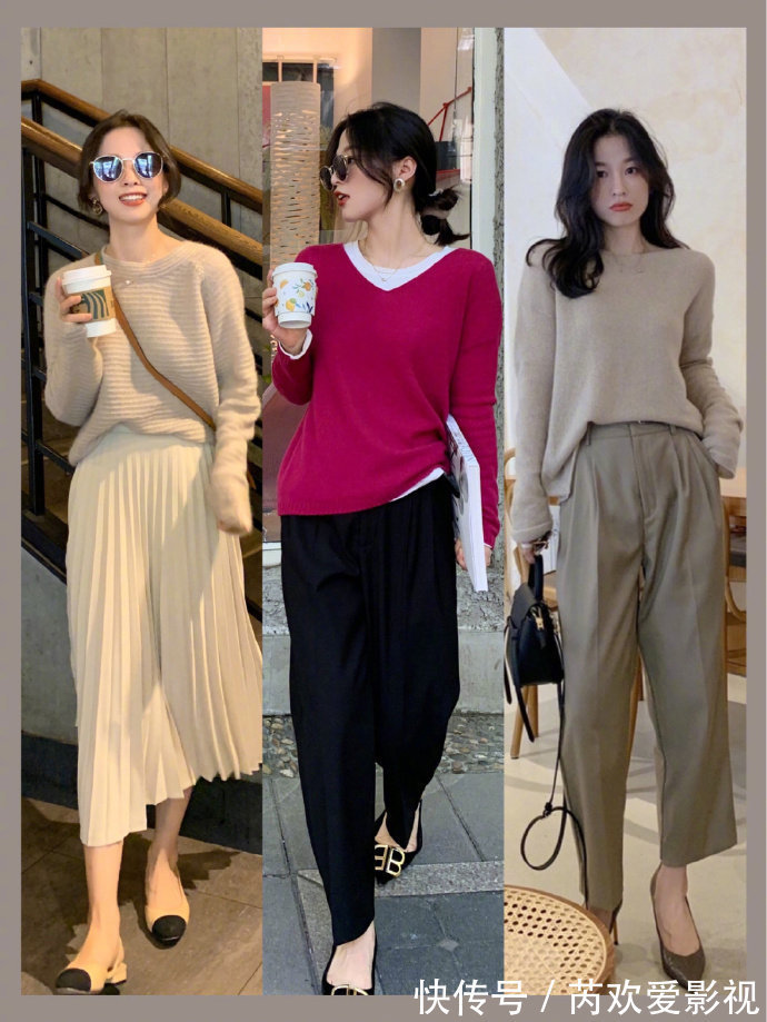 气质 女生早秋气质风衣穿搭合集，真的太会穿啦