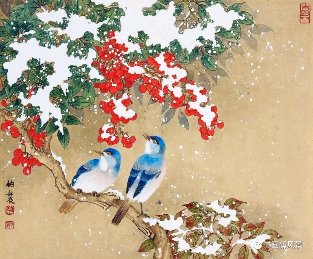 花鸟|刘伯农的花鸟山水，清淡隽秀