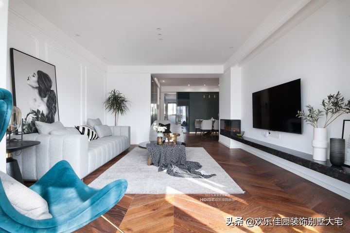 主卧|138m2简约三居，温暖精致，浪漫轻奢