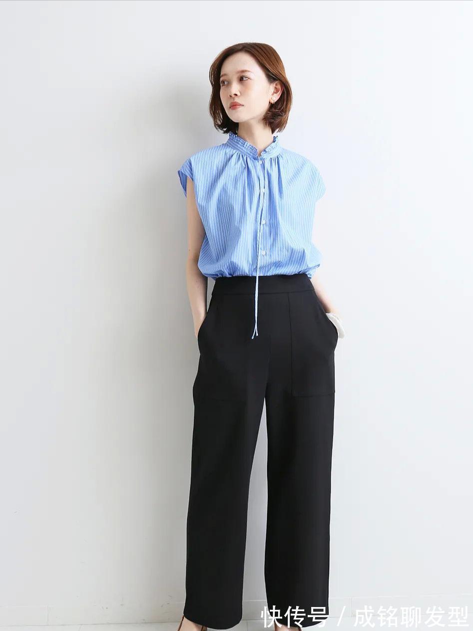 时尚|女人过了四十岁更要会穿,学会这几种衬衫搭配法,时尚减龄显气质