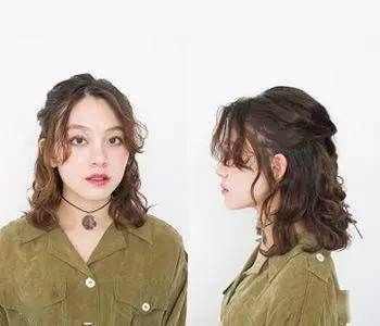 烫发后怎样扎头发好看？这样扎发显白显气质！