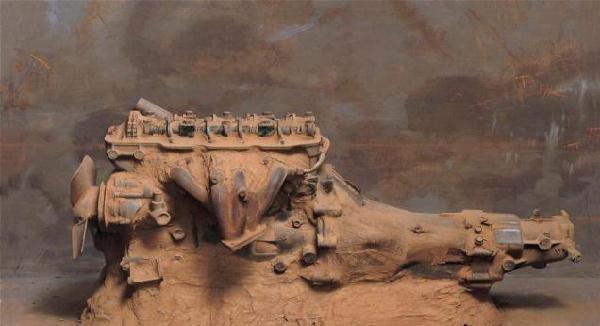 专家$他画发动机,横的卖198万竖的卖1897万,专家却说这根本不是画