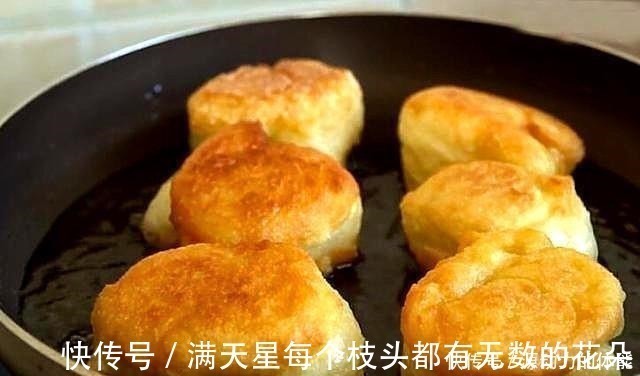 外酥里软的早餐泡泡饼，教你在家做，比包子馒头简单，比油条好吃