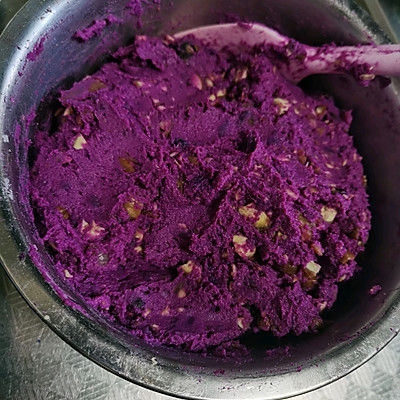 酸奶紫薯奶酪饼