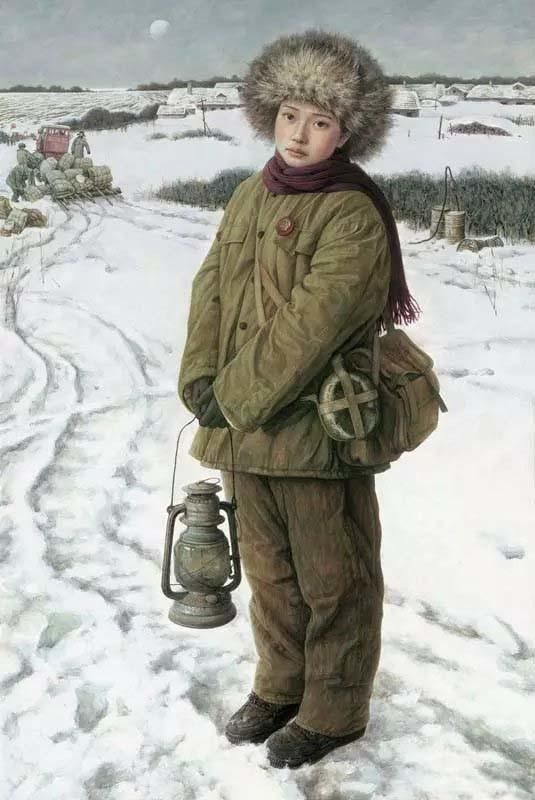  欣赏|迷茫的女知青——王国斌先生知青系列人物油画欣赏（图）