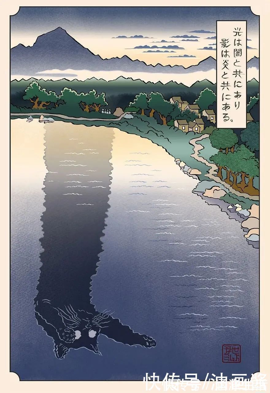 搞笑|插画家用浮世绘的风格,来画“表情包”,可以说非常搞笑了