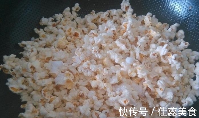 糖粉|还记得儿时的爆米花吗?教您一招,1分钟就出锅,每一粒都爆开!