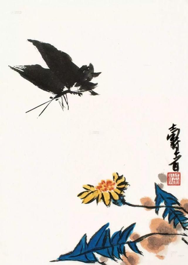 俞致贞|收藏!国画蝴蝶纸上来感觉蝴蝶在动,太逼真了!