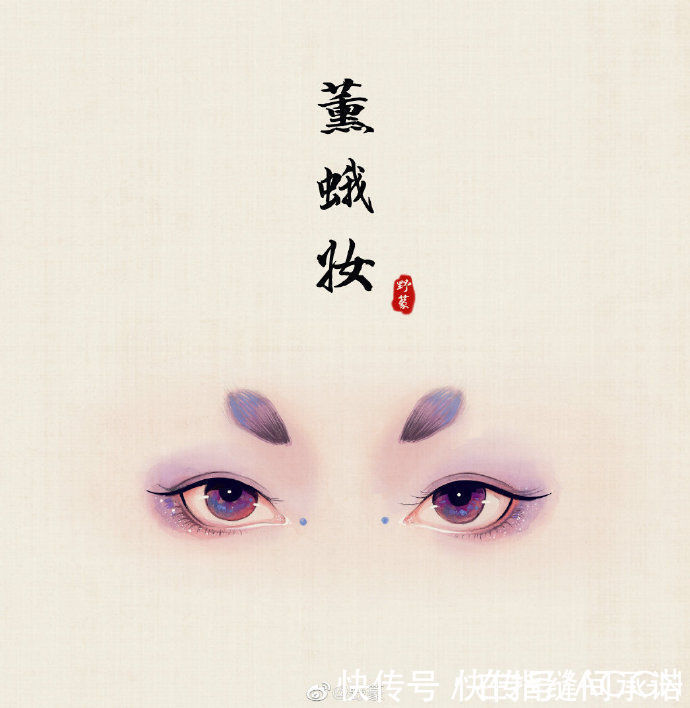 冰雪女王|画师大佬分享古风眼妆,每一个都好好看,原来还有这么多叫法