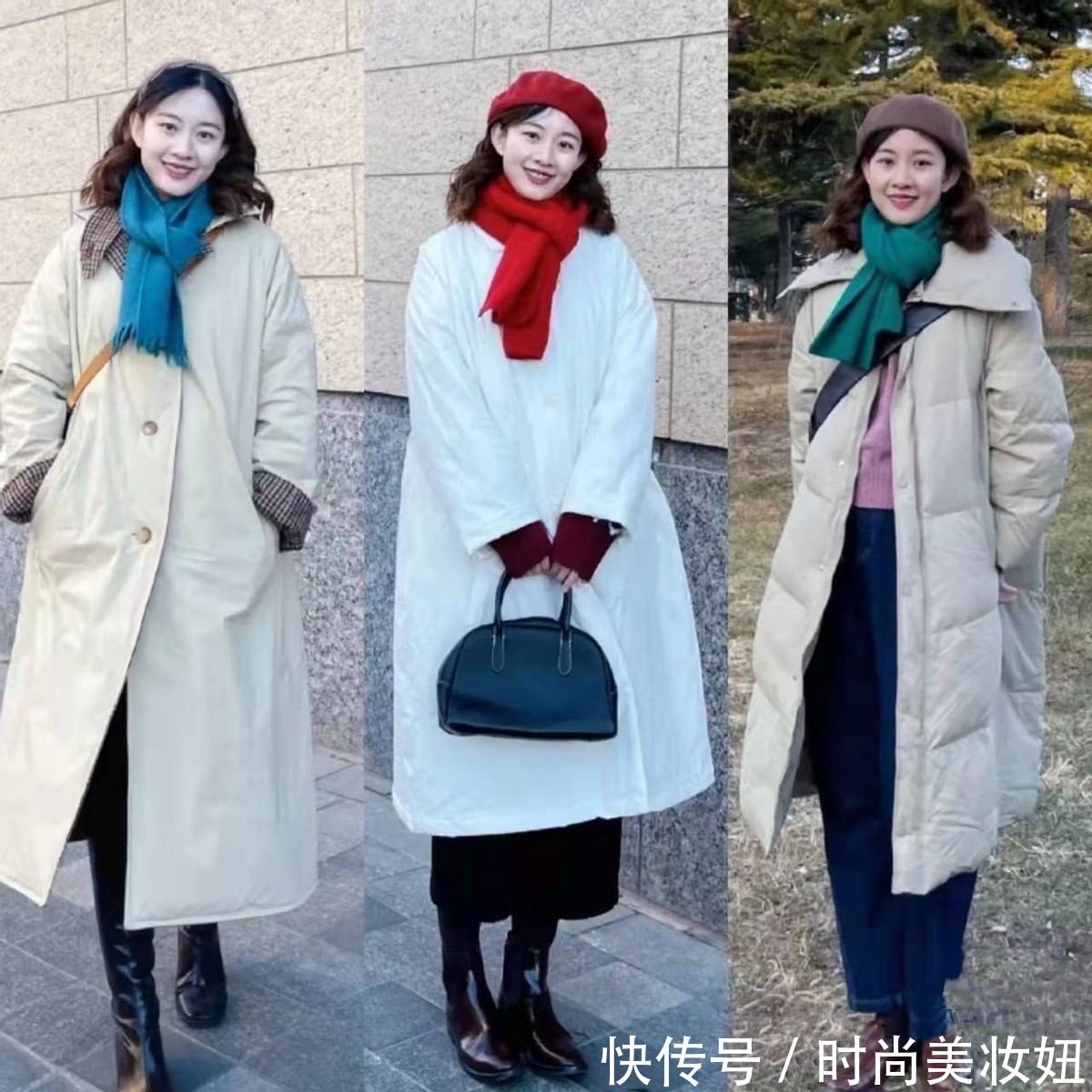 单调感 “羽绒服”这么穿太好看了,保暖实用又时髦,照着穿美翻了