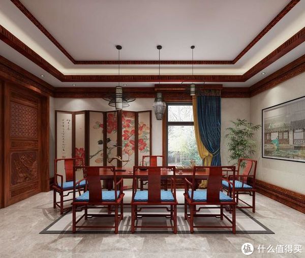 红花梨|走进这对杭州夫妻185㎡新家，才明白何为中式风，入户古典又大气