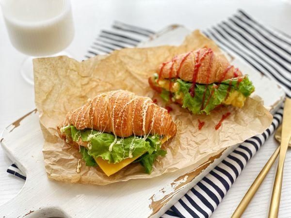 沙拉酱|#巨下饭的家常菜#可颂三明治